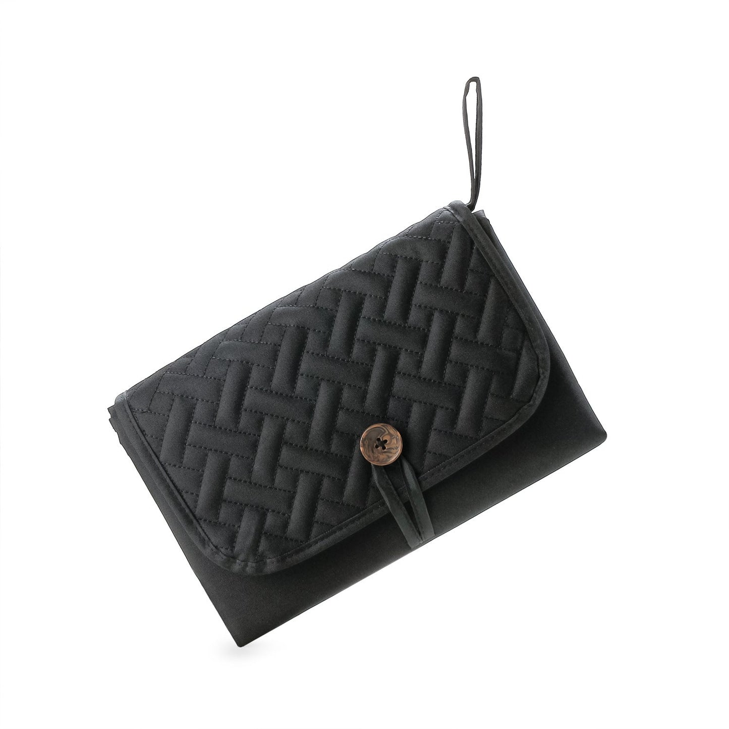 tapis à langer nomade noir