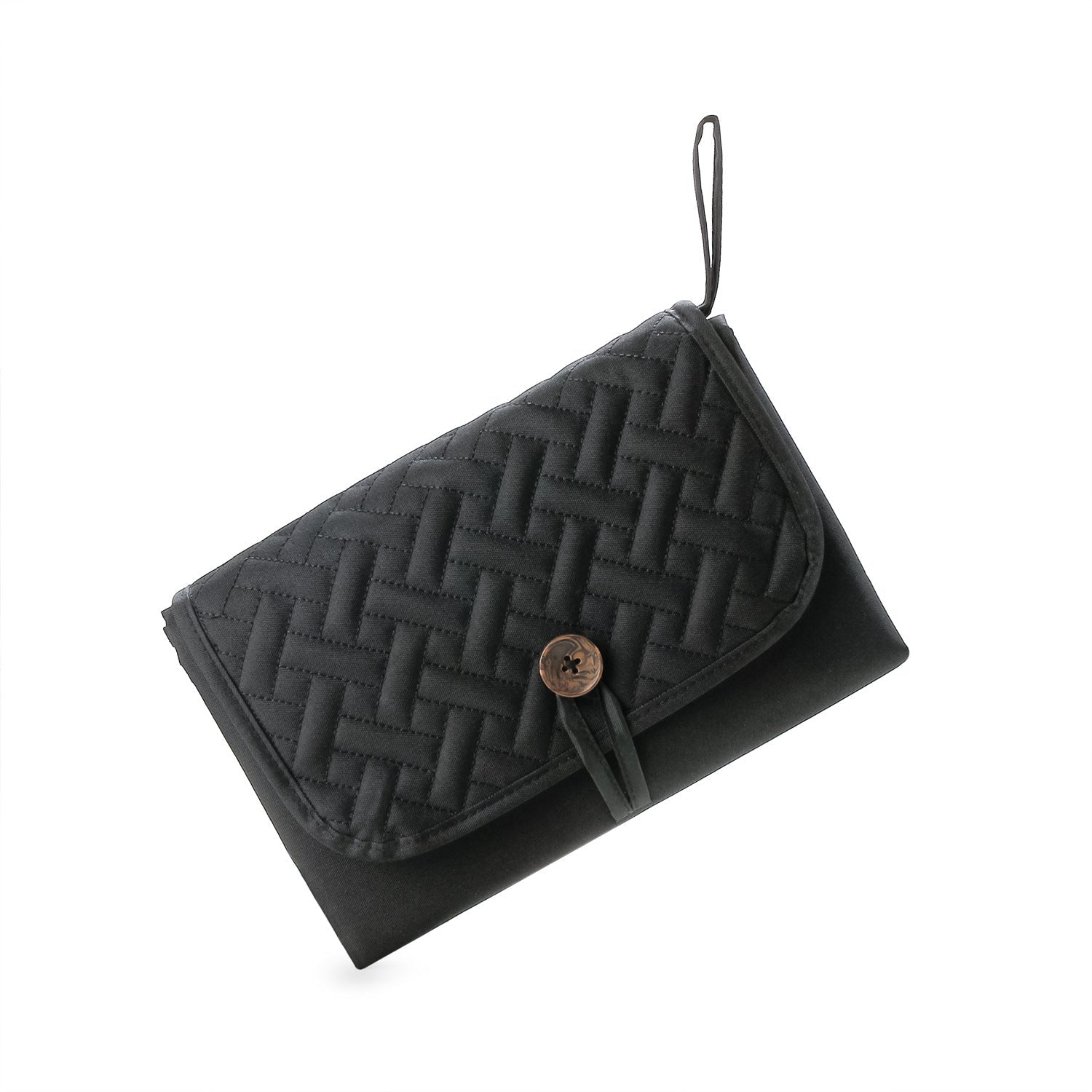 tapis à langer nomade noir