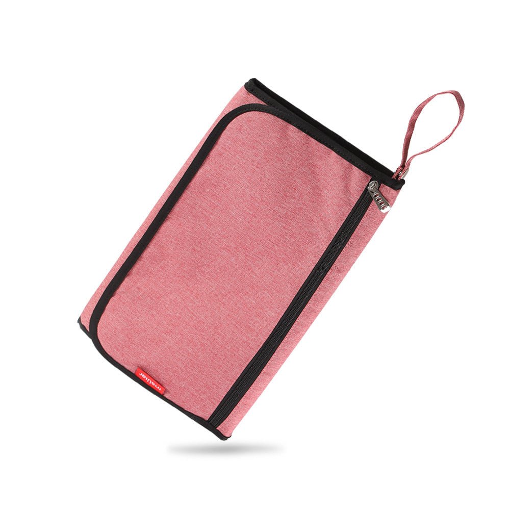 tapis à langer nomade compact rose