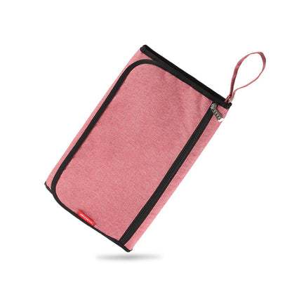 tapis à langer nomade compact rose