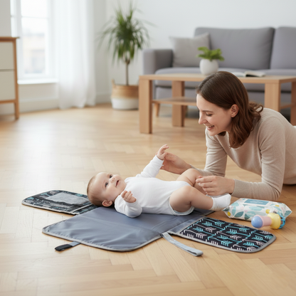 Tapis à langer nomade idéal pour les sorties