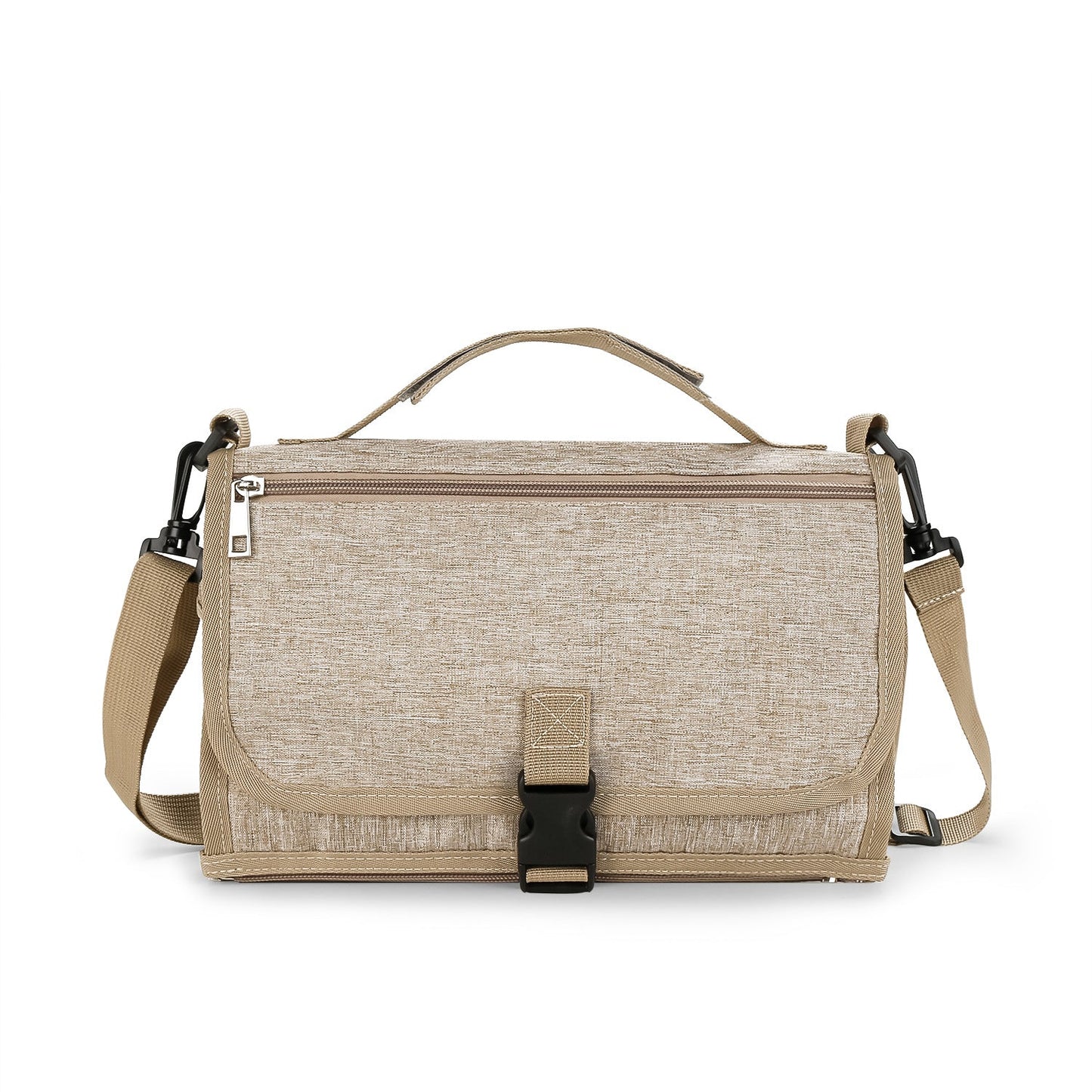 tapis à langer nomade imperméable polyvalent beige sable