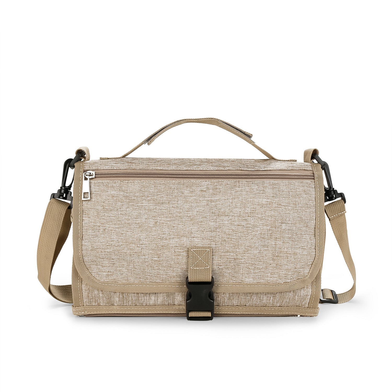 tapis à langer nomade imperméable polyvalent beige sable