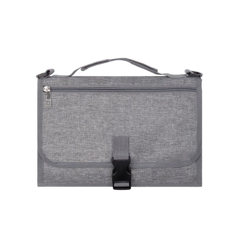 tapis à langer nomade polyvalent gris