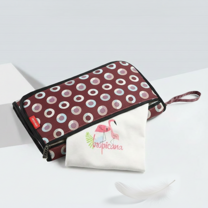 tapis a langer voyage pliable et imperméable avec pochette avant