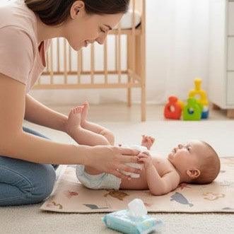 Tapis langer nomade compact et imperméable pratique pour les sorties